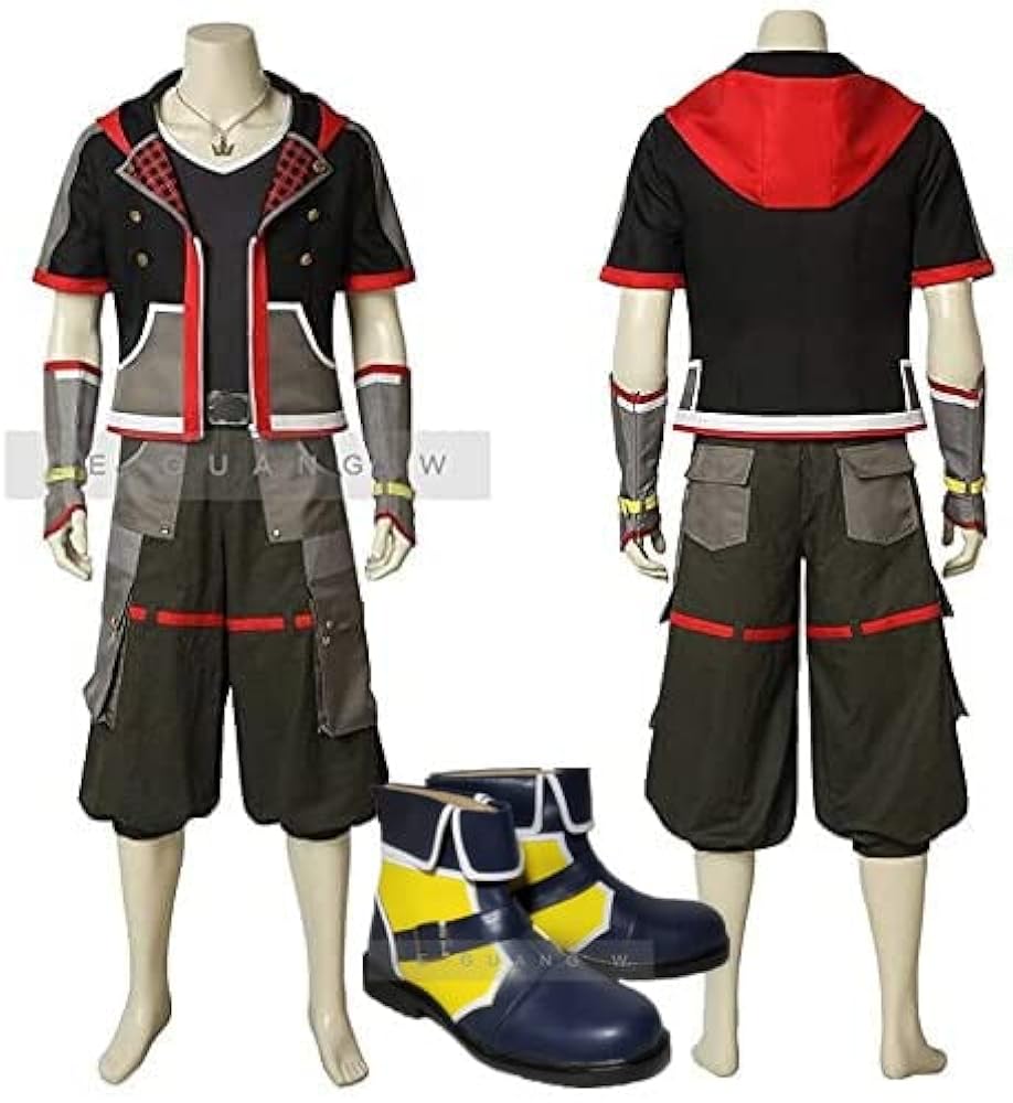 Amazon.co.jp: [YING XUE] キングダム ハーツ ゲーム コスプレ